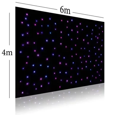 ProShop Starcloth 6x4 - Black - RGB