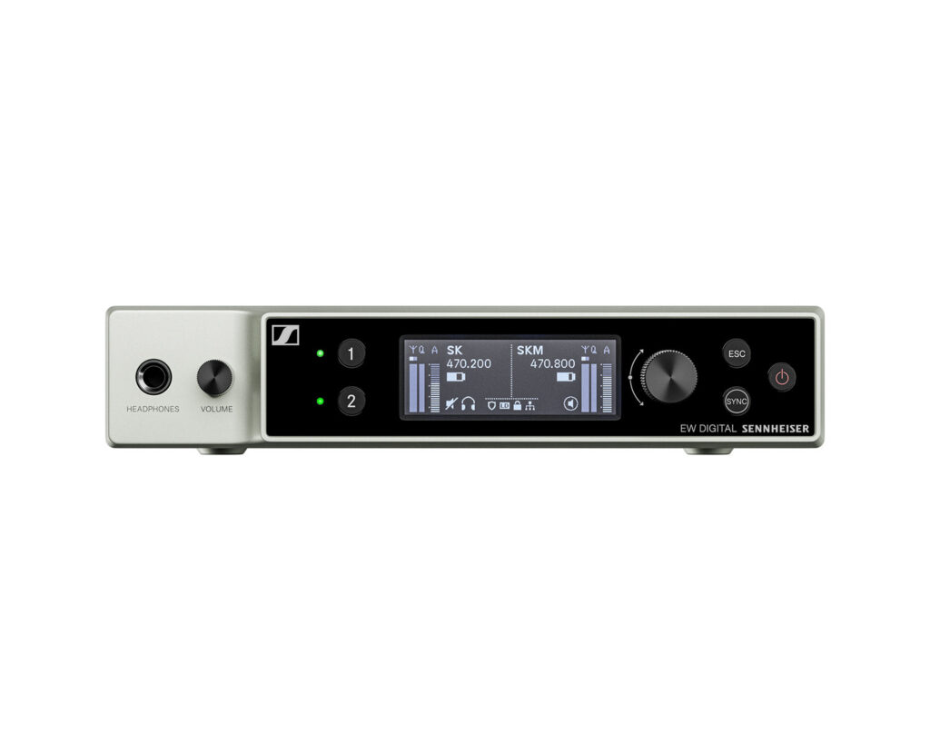 Sennheiser EW-DX EM 2 Dante dual channel wireless receiver